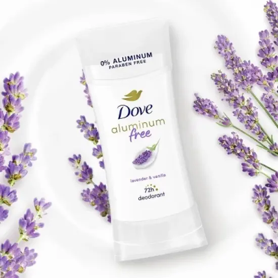 Dove Beauty Lavender & Vanilla Deodorant Stick - Aluminum-Free 2.6oz image {3}