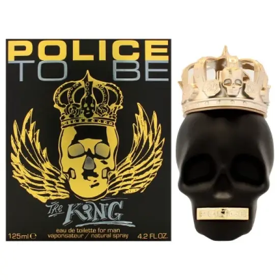 Police To Be The King Men's Cologne EDT Spray - 4.2oz image {3}