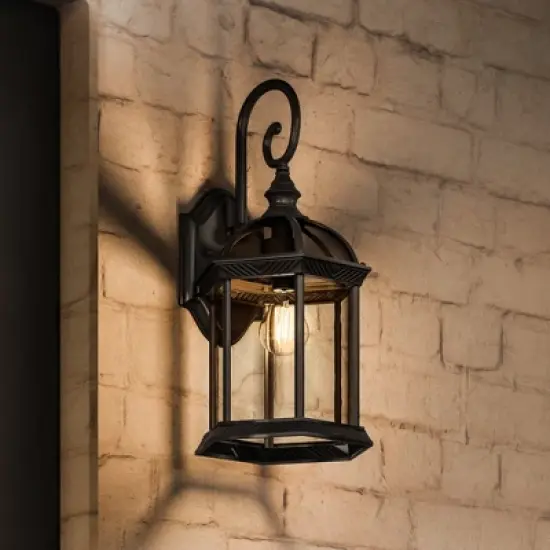 Urban Ambiance Luxury Transitional Outdoor Wall Sconce 15.5''H x 8.125''W,  Olde Bronze Finish,  Greensboro Collection, UHP1371 image {7}
