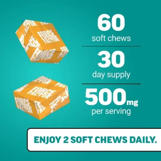 Force Factor Sea Moss Dietary Supplements Soft Chews - Salted Caramel - 60ct image {4}