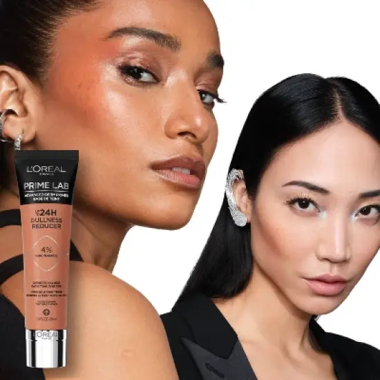 L'Oreal Paris Up to 24hr Lab Primer - Dullness Reducer - 1 fl oz image {4}