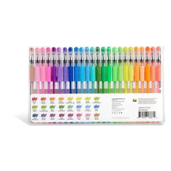 KINGART Gel Pens, Soft Grip, 24 Pastel Tone Colors image {5}