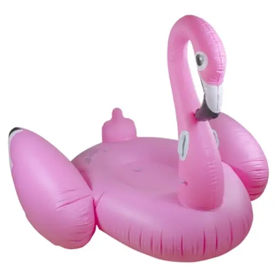 Pool Central 5.75' Jumbo Pink Flamingo Swimming Pool Float image {1}