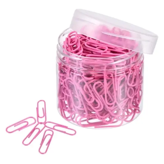 Unique Bargains Small Size Metal Prevent Tearing Pages Home Office Paper Clip 200 Pcs image {8}