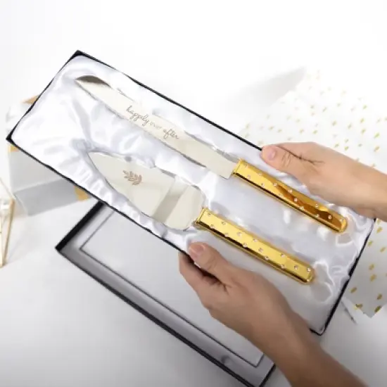 Happily Ever After Cake Knife and Server Set image {3}