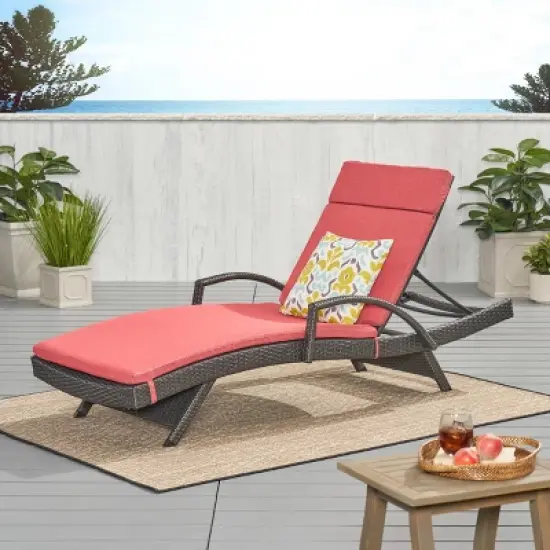 Christopher&nbsp;Knight&nbsp;Home&nbsp;Jessica&nbsp;Outdoor&nbsp;Rattan&nbsp;and&nbsp;Iron&nbsp;Adjustable&nbsp;Chaise&nbsp;Lounge&nbsp;with&nbsp;Cushion image {14}