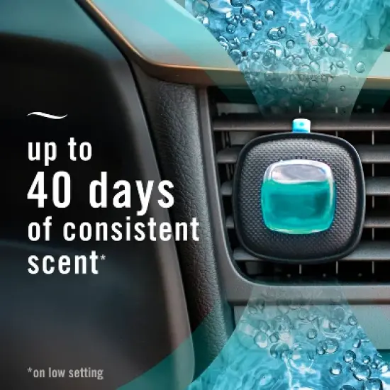 Febreze Unstopables Car Odor-Fighting Car Freshener - Fresh Scent - 0.14 fl oz/2pk image {5}