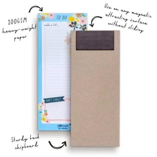 Pukka Pads Magnetic To Do List - Ditzy Floral - Pack 6 image {3}