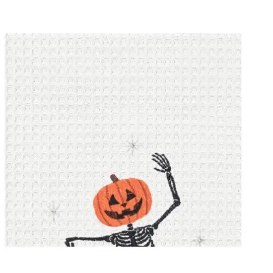 C&F Home Pumpkin Skeleton Towel image {1}