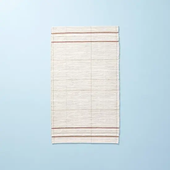 Scatter Stripe Rug Cream/Brown - Hearth & Hand&trade; with Magnolia image {6}