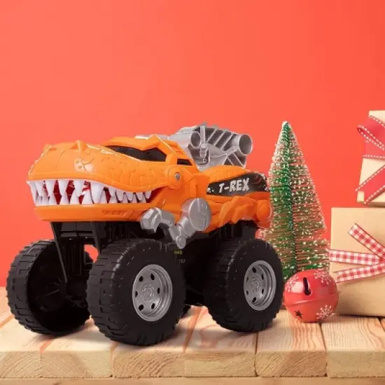 BUILD ME Powerful Chomper Monster Truck, Great Gift for Ages 3+, Orange image {3}