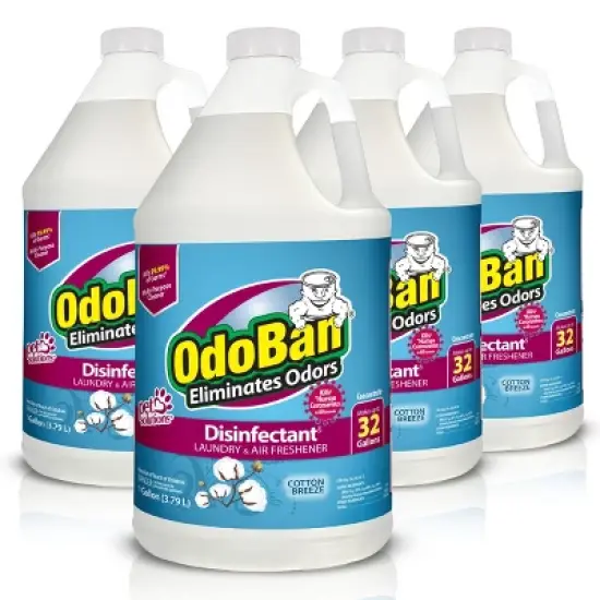 OdoBan Disinfectant Concentrate and Odor Eliminator, Cotton Breeze Scent image {4}