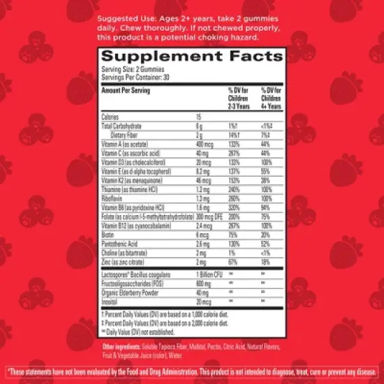 Hyland's Naturals Kids' Sugar Free Multivitamin + Digestive Support - 60ct image {6}