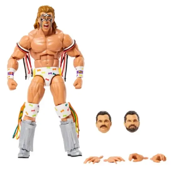WWE Elite Survivor Series 2022 White Gear Ultimate Warrior Action Figure image {2}