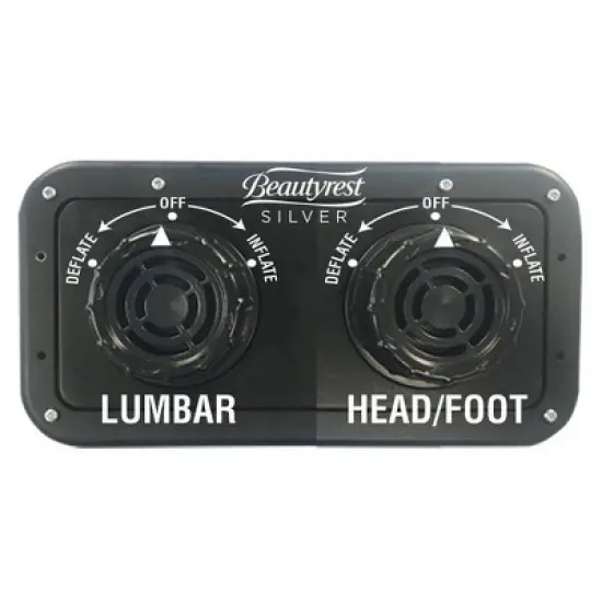 Beautyrest Lumbar Supreme 3-Zone Adjustable Air Mattress with Built-in Pump - Queen image {3}