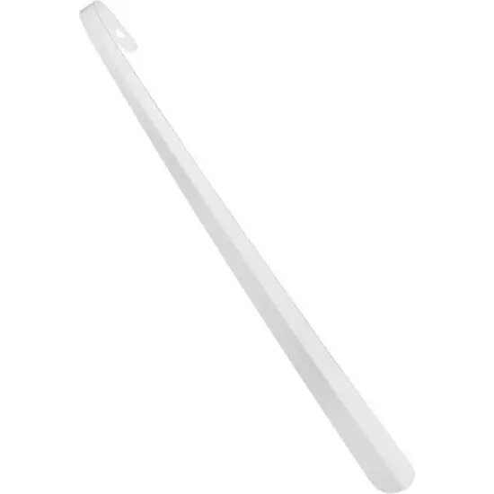 DMI Extra Long Handled Steel No Bend Shoe Horn, 24 Inches, White image {2}