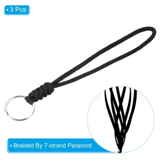Unique Bargains Necklace Keys Whistle ID Card Holder Badge Lanyards with Clasp image {2}
