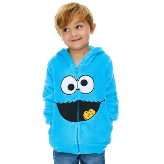 Sesame Street Cookie Monster Fleece Hoodie Toddler  image {2}