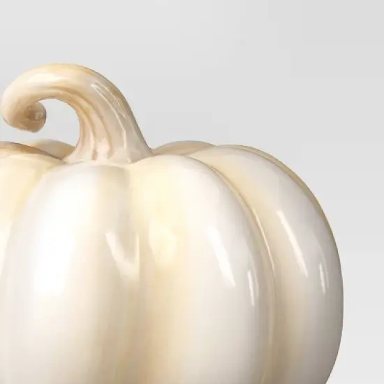 Ceramic Fall Pumpkin Cream - Threshold&trade; image {2}