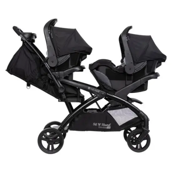 Baby Trend Sit N' Stand Double 2.0 Stroller - Madrid Black image {4}