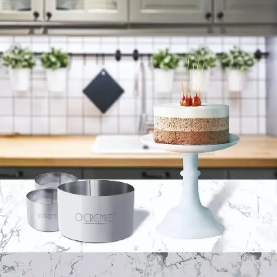 O'Creme Cake Ring, Stainless Steel, Round, 16" Diameter, 3" High image {2}