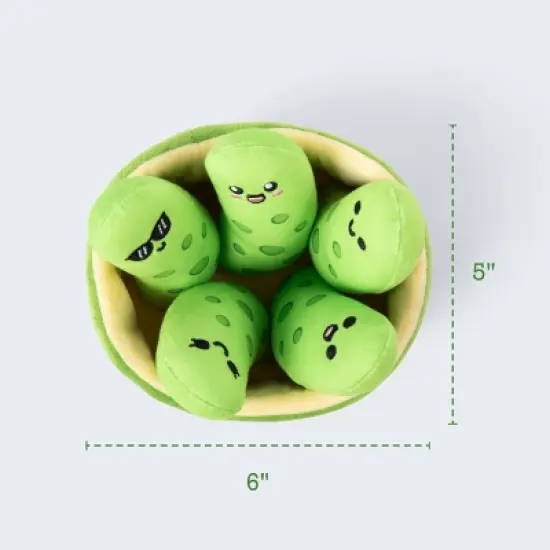 What Do You Meme? Emotional Support Pickles Stuffed Animal: Novelty Polyester Plush Toy, Food-Themed, 5"x6" image {7}