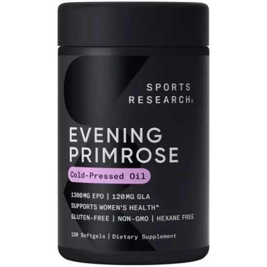 Sports Research Evening Primrose, 1,300 mg, 120 Softgels image {5}