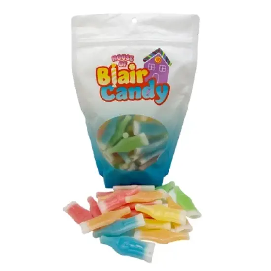 Nik-L-Nip Wax Bottles - Fruit-Flavored Retro Treats in Wax Bottles - Available in 1, 2, 3, and 5 Pound Resealable Bags image {1}