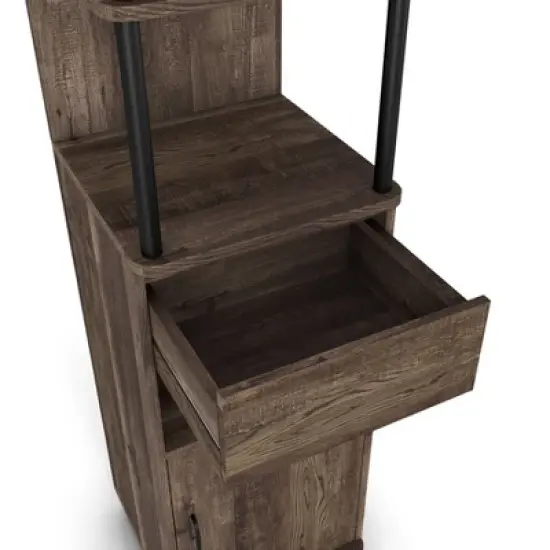 Nanum 4 Shelf Accent Bookcase - miBasics image {8}