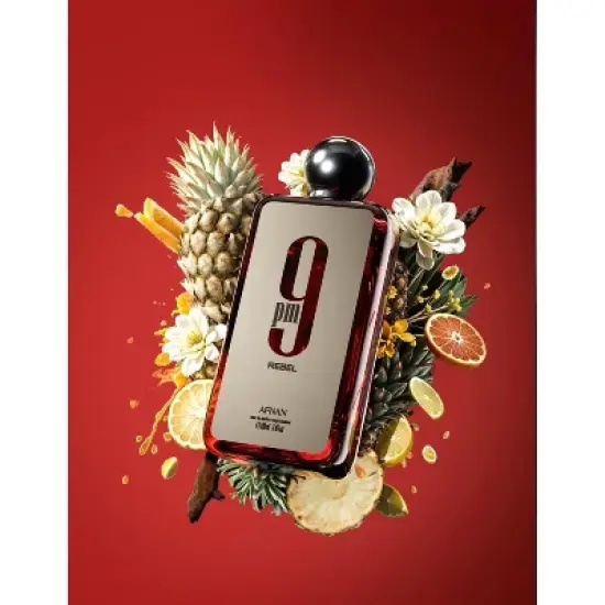 Afnan 9 PM Rebel Eau De Parfum Spray for Men and Women 3.4 Fl Oz Signature Luxury Fragrance image {3}