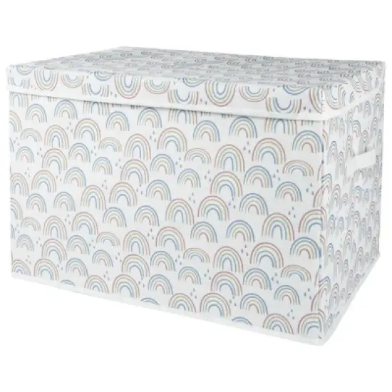 Sammy & Lou Printed Felt Toy Chest - Rainbow image {1}