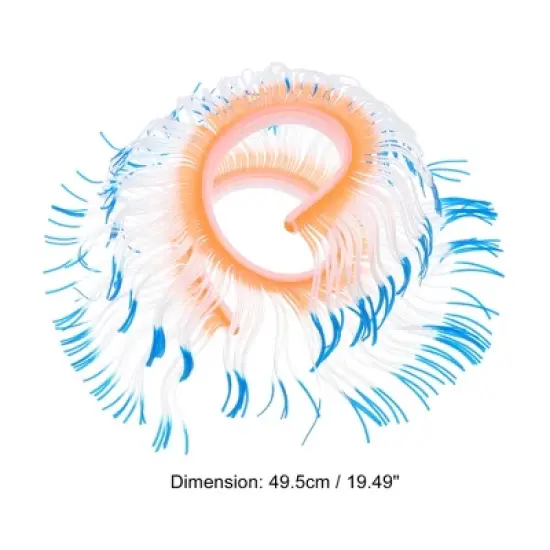 Unique Bargains Glowing Silicone Aquarium Anemone Fish Tank Decoration image {3}