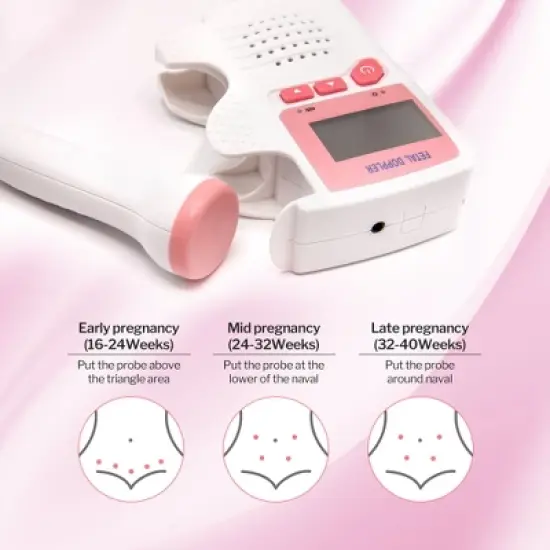 SpringBud FD-200B Fetal Doppler Heart Beat Monitor image {2}