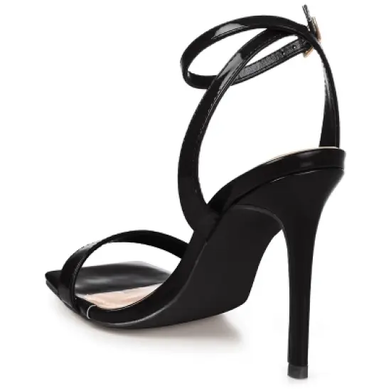 Journee Collection Womens Dorian Tru Comfort Foam Open Toe High Stiletto Pumps image {6}