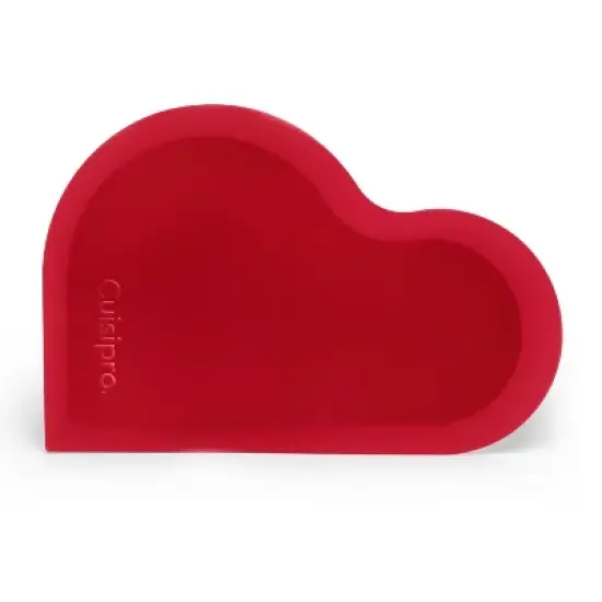 Cuisipro Flexible Silicone Bowl Scraper, Red image {1}