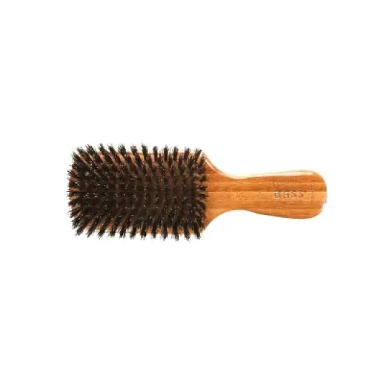 Bass Brushes Men's Hair Brush Wave Brush with 100% Pure Premium Natural Boar Bristle FIRM Pure Bamboo Handle Classic Club/Wave Style image {5}