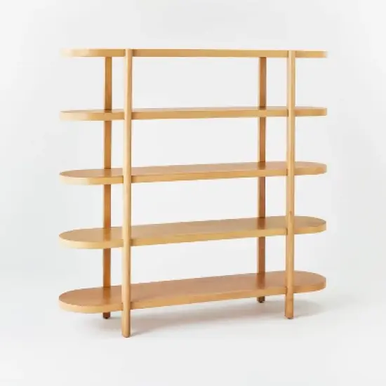 57" Portola Hills 5 Shelf Horizontal Bookcase - Threshold&trade; designed with Studio McGee image {10}