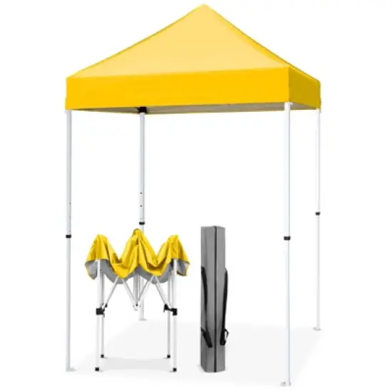 EAGLE PEAK 5x5ft Easy Setup Pop Up Canopy Folding Tent Sun Shelter UV50+ image {27}