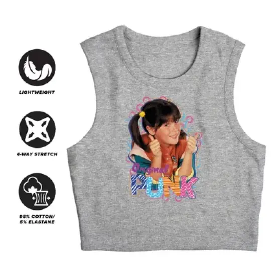 Women's Punky Brewsteroriginal Punk Sleeveless Crop Top Tank image {2}