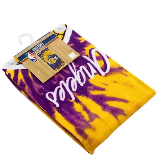 NBA Los Angeles Lakers Pyschedelic Beach Towel image {5}