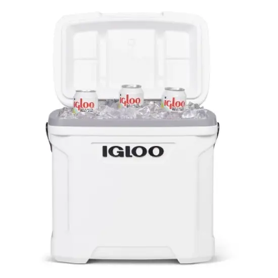 Igloo Latitude Marine Ultra 30 Quart Cooler - White image {1}