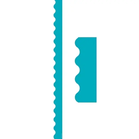 Teacher Created Resources&reg; Teal (solid) Scalloped Border Trim, 35 Feet Per Pack, 6 Packs image {2}