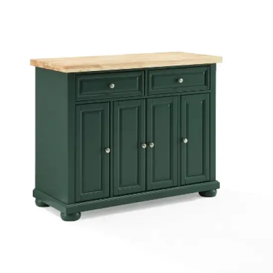 Madison Kitchen Island/Cart Emerald Green - Crosley image {2}