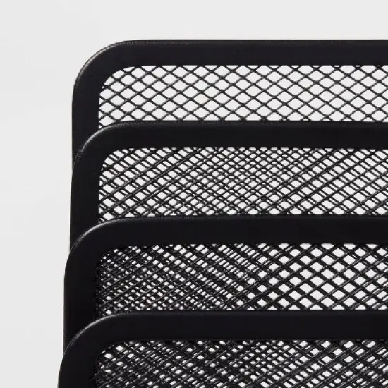 Mesh Letter Sorter Black - Brightroom&trade; image {2}