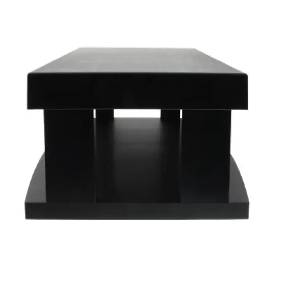 Aleratec Table Mount TV Stand 2-Tier For LCD/LED Flat TV Stand, Black image {4}