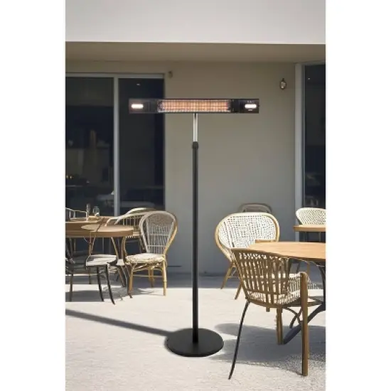EnerG+ Freestanding Infrared Electric Outdoor Heater with LED and Remote image {4}