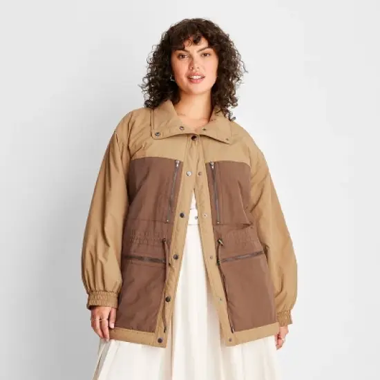Women's Two Tone Quilt Lined Jacket - Future Collective&trade; with Reese Blutstein image {3}
