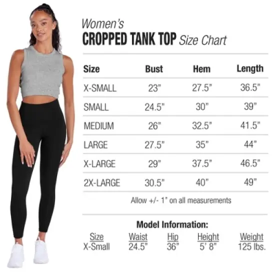 Women's Duo Sleeveless Crop Top Tank image {4}