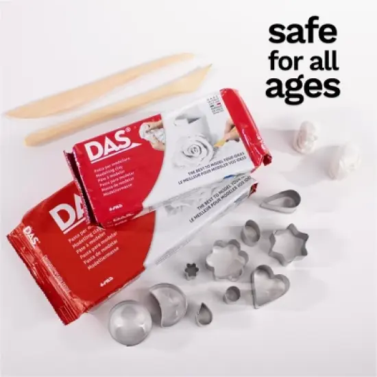 DAS&reg; Modeling Clay Air Hardening, White, 2.2lb, Pack of 2 image {4}