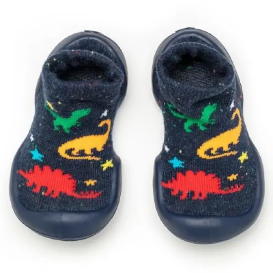 Komuello Toddler Boy First Walk Sock Shoes Dinos image {9}